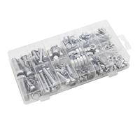 Jeu de 240 pièces vis de machine écrous hexagonaux boîtier boulon M4 M5 M6...