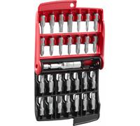 Jeu de 28 embouts de vissage FACOM E.120PB avec fente/PH/PZ/TORX/6 pans