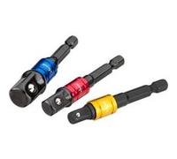 jeu de 3 adaptateurs 6 pans porte douilles 1/4, 3/8 et 1/2 - vigor - Vigor G