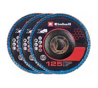 Einhell Accessoires pour meuleuse d'angle 4440020 – 3 disques d'angle incurvés 125 mm