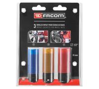 Facom Facom Clé à chocs 1/2", Set 3 pcs IMPACT Quantité:1