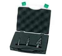 Jeu de 3 forets étagés HSS M4-M12, M4-M20, M6-M30 Van ommen