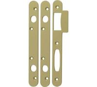Jeu de 3 gâches plates 109R VACHETTE réversibles/renforcées pour serrure Trilock 5900 A2P** - 16579000