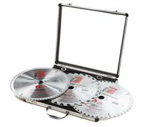 Set de 3 lames TCT en coffret alu