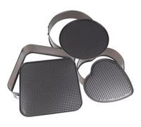 5five Lot de 3 moules démontables J135276 métal 26 cm assortis