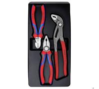 Knipex Jeu de 3 pinces professionnelles 00 20 09 V01
