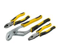 Stanley Set de pinces Control-Grip avec pince à pompe à eau, 3 pièces