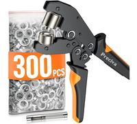 Jeu de 300 œillets et d'un poinçon de 10 mm, système de verrouillage automatique