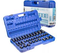 jeu de 35 douilles 1/2" CR-MO longues et courtes 8-32 mm hocs