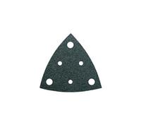 FEIN 35 Feuilles abrasives, zircon grain 80, Longueur d’arête 80 mm, Condit.35 Pce, pour les surfaces dures comme les vernis clairs ou le métal. perforées, fixation auto-agrippante.