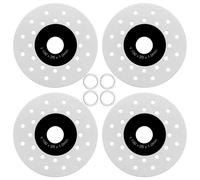 Jeu de 4 disques à scier diamantés, 100 mm, alésage de 20 mm, couleur grise