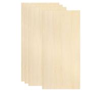 Jeu de 4 panneaux en bois de tilleul, dimensions 30,5 x 61 x 2,3 cm, couleur claire, durables
