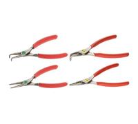 JEU DE 4 PINCES CIRCLIPS - BECS COUDÉS ET DROITS