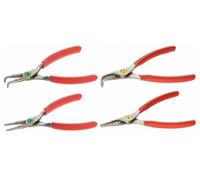Facom Pinces circlips PCJ4PB – Jeu de 4 intérieur/extérieur becs coudés/droits