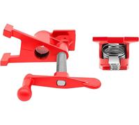 Jeu de 4 serre-joints tubulaires - Serre-joint à vis/serre-joint tubulaire - 19 mm - Fonte - Pour travaux sur bois - Pour matériaux non métalliques