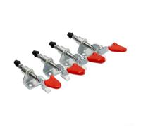 Jeu de 4 Serre-joints Verticaux Acier Galvanisé | Capacité 45kg, déclenchement rapide, PVC ergonomique, acier galvanisé, modèle GH-301AM
