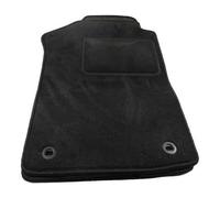 Jeu de 4 tapis de sol Ronsdorf luxe noir pour Corrado