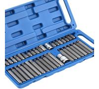 Jeu de 40 embouts - Embouts Torx à denture multiple - T20-T55 H4-H12 M5-M12 - Acier au chrome-vanadium