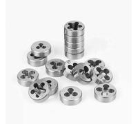 Jeu de 40 pièces comprenant des tarauds et des filières, dimensions métriques, filières, outils de filetage manuels M3-M12, avec mallette de rangement