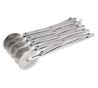 Jeu de 5 ciseaux de précision, en acier inoxydable, avec lames lisses, longueur des lames : 5,5 cm