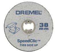 Jeu de 5 disques à tronçonner mini outil métal 38mm EZ SpeedClic Dremel