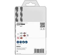 Jeu de 5 forets Bosch PRO HEX, 4x100, 5x100, 5x100, 6x100, 6x100, 8x150, 10x150 mm, 7 pièces.