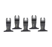 Jeu de 5 lames plongeantes bois/métal/plastique 64mm Erbauer