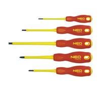 Tournevis 1000 V, S2, lot de 5, acier