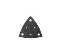 Fein Feuille abrasive triangulaire 63717111042 – perforée, grain 100, 80 mm – lot de 5