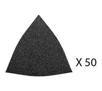 Fein Feuille abrasive Delta non perforée Grain 320 Côté d'encoignure 80 mm 50 pcs
