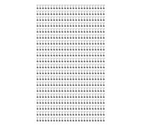 Jeu de 500 Rivets à Double Chapeau, Acier Inoxydable 6x6mm, Pour Cuir et Vêtements - Durable et Esthétique, Facile à Installer, Idéal pour Loisirs Créatifs