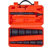 Jeu de 52 chasse-coussinets - 49 coussinets - manche - Pour montage & démontage de bagues de roulement, coussinets, bagues d'étanchéité - Acier au carbone - Avec coffret