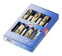 Ciseaux de menuisier KIRSCHEN - Lot de 6 - 6/10/12/16/20/26 mm - Coffret cartonné avec fenêtre d'ouverture