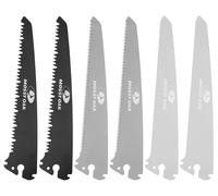 Jeu de 6 lames de scie, lames de rechange pour scie manuelle 3-en-1, 190 mm