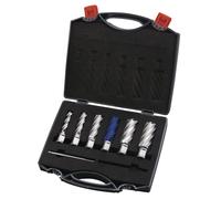 Jeu de 6 mèches à carotter HSS 30 mm Optidrill HSS-TIALN30