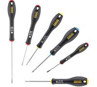 Stanley Jeu de 6 tournevis de précision FatMax – Poignée Soft Grip – Fabriqué en France