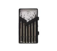Jeu de 6 tournevis de précision - VELLEMAN - Cruciforme PH00, PH0, PH1 - Plat 1.0, 1.4, 1.8mm