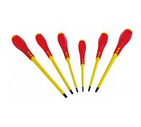 Jeu de 6 tournevis isolés 1000V Fente + Philips - MOB 6217000101