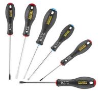 Jeu de 6 tournevis STANLEY FATMAX électricien + mécanicien - pozidriv