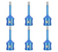 Jeu de 6 tranches de carottage diamantées M14, 6 mm, pour céramique, grès, marbre, granit et pierre