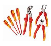 SAM Outillage - Jeu d'outils isolés ZTBPJ7 - 1000 V, 3 pinces + 4 tournevis VDE