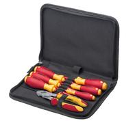 Jeu de 7 tournevis Wiha dans une trousse SYSTEM 6