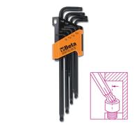 BETA Jeu de 8 clé mâles pour vis Torx longues 97BTXL/SC8 - 000970364
