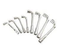 Jeu De 8 Clés à pipe débouchées 6/6 Pans