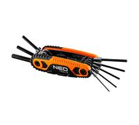Jeu de 8 clés mâles 6 pans sur monture NEO TOOLS 09-571