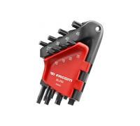 Facom Jeu de 8 clés mâles coudées Torx 89.JP8A en étui dans support pliable