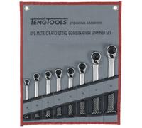 Jeu de 8 clés mixtes racagnac de 8 à 19 mm Teng Tools 6508RMM