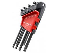 Jeu de 8 clés mâles Torx en étui FACOM - 10-15-20-25-27-30-40-45 mm - 89S.JP8APB