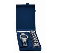 Jeu de 8 filières HSSG M3-M12 Exact-Outils tranchants & limes