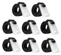 Jeu de 8 sangles de fixation pour voiles de piscine et couvertures